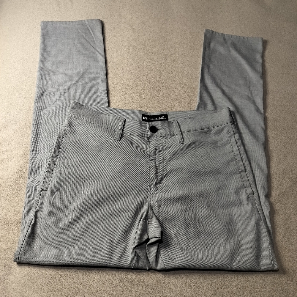 Travis Mathew Men's Golf Straight Leg Gray Pants Sz 30, (Measures 32×32). - Picture 5 of 11